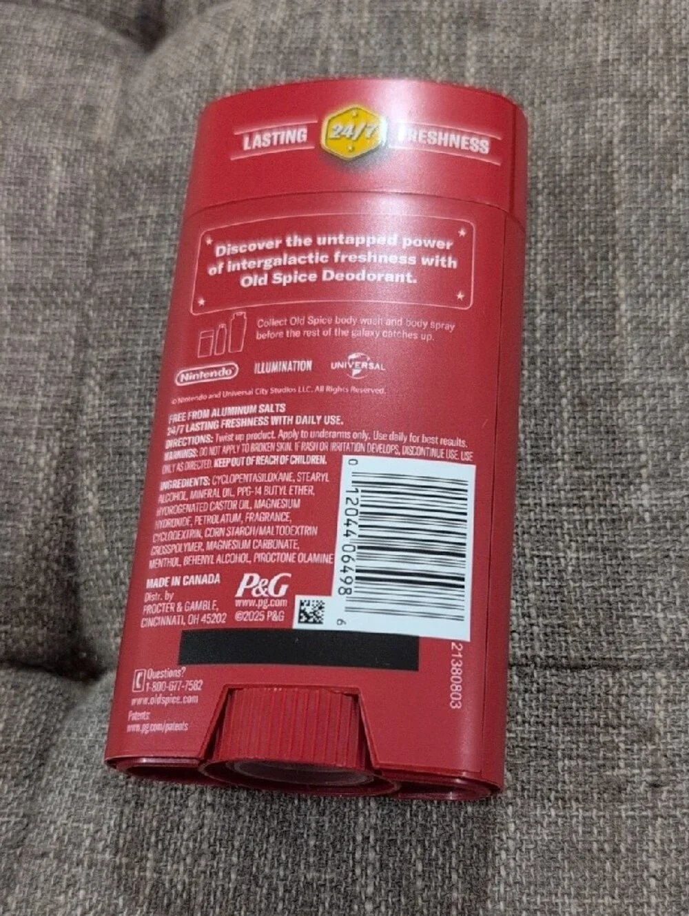 Old Spice Brooklyn Bounce Super Mario Galaxy Deodorant - Red & Green